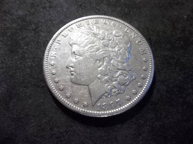 1897 S Morgan Silver Dollar