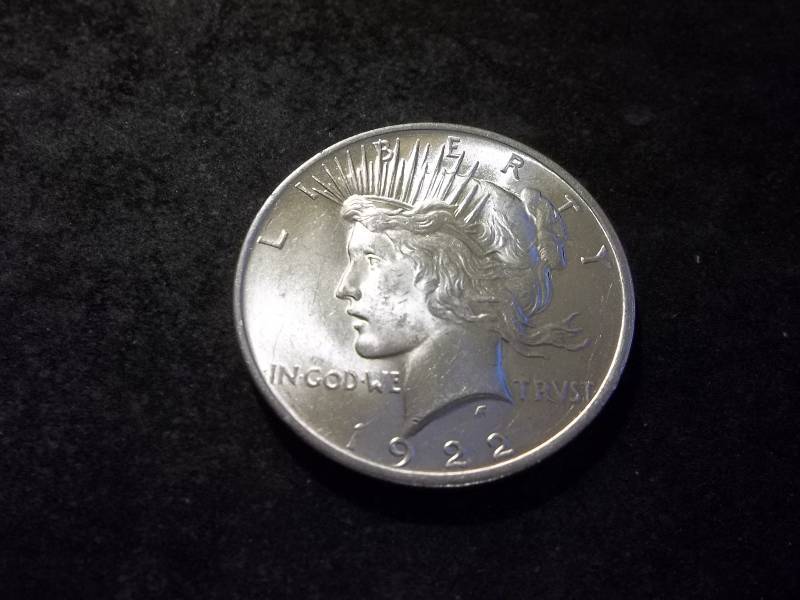 1922  Silver Peace Dollar