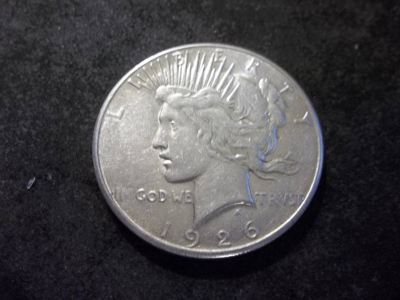 1926 S Silver Peace Dollar