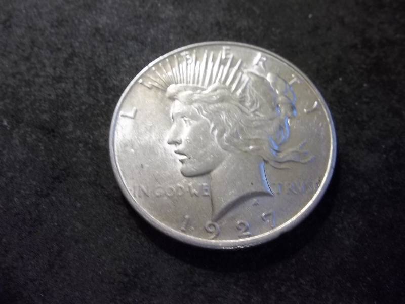 1927 D Peace Silver Dollar