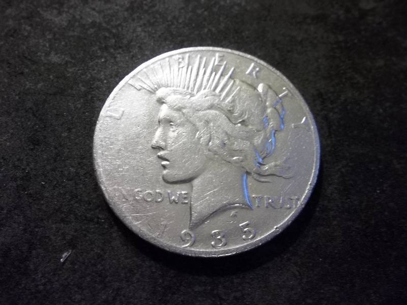 1935 S Peace Silver Dollar