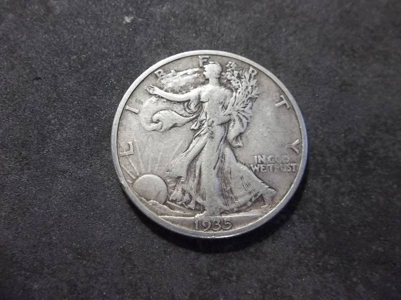 1935 S Walker Half Dollar