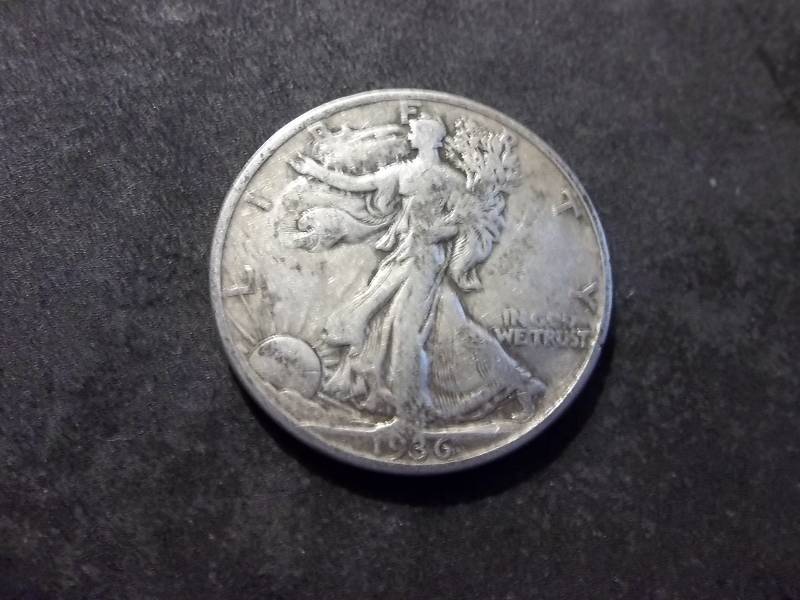 1936 D Walker Half Dollar
