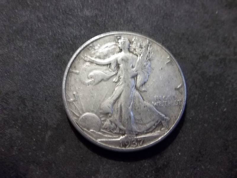 1937 D Walker Half Dollar