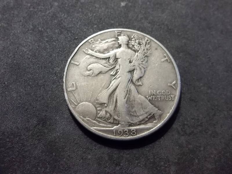1938 D Walker Half Dollar