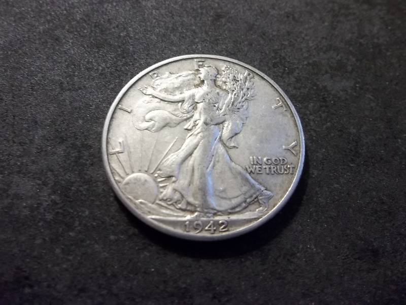 1942 D Walker Half Dollar