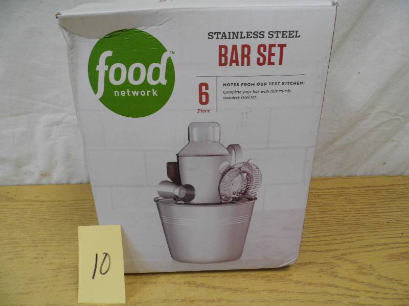 Food Network Stainless Steel Bar Set