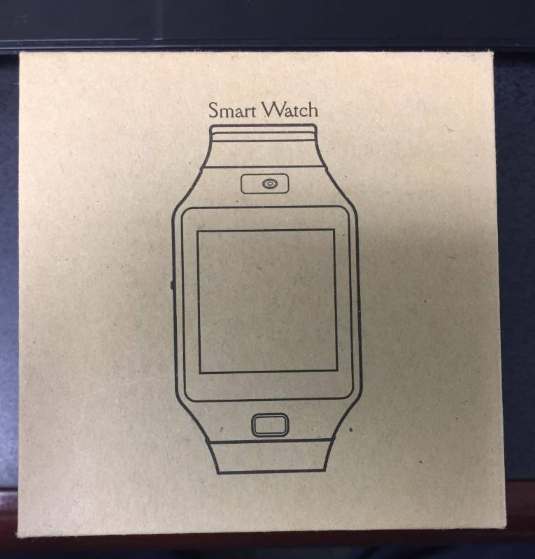 New DZ09 bluetooth smart watch, with camera and sim card slot- Rose Gold