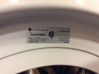 lot 12 image: LG True Steam Electric Dryer