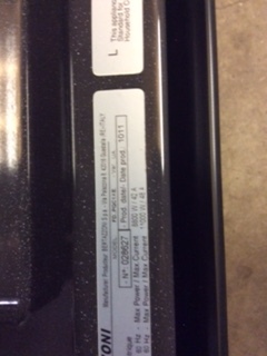 lot 16 image: Bertazzoni Black Electric Double Oven