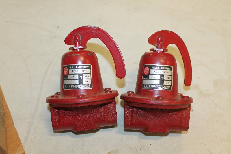 lot 84 image: Lot of (2) ITT Bell & Gossett Relief Valves