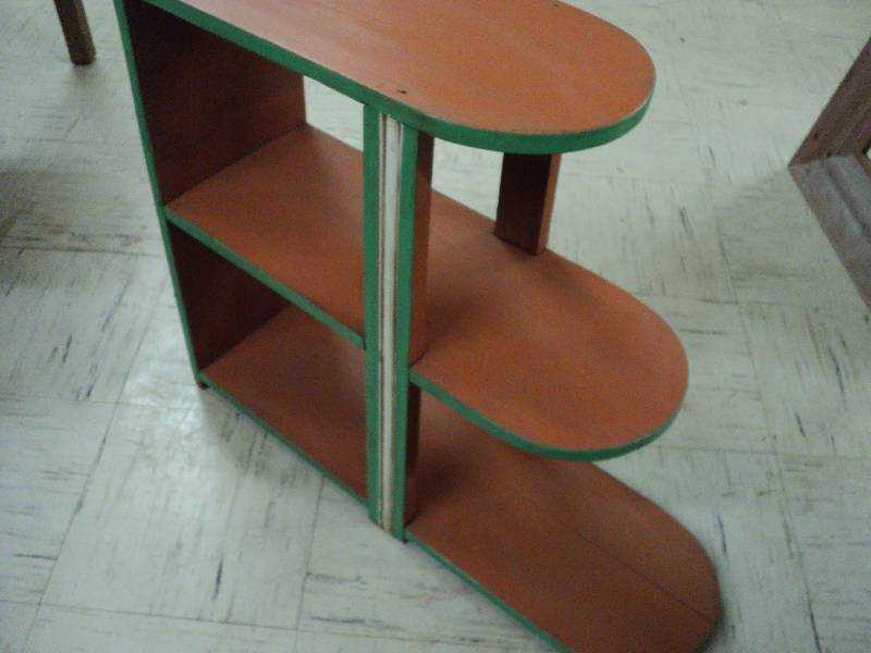 lot 20 image: painted side table...