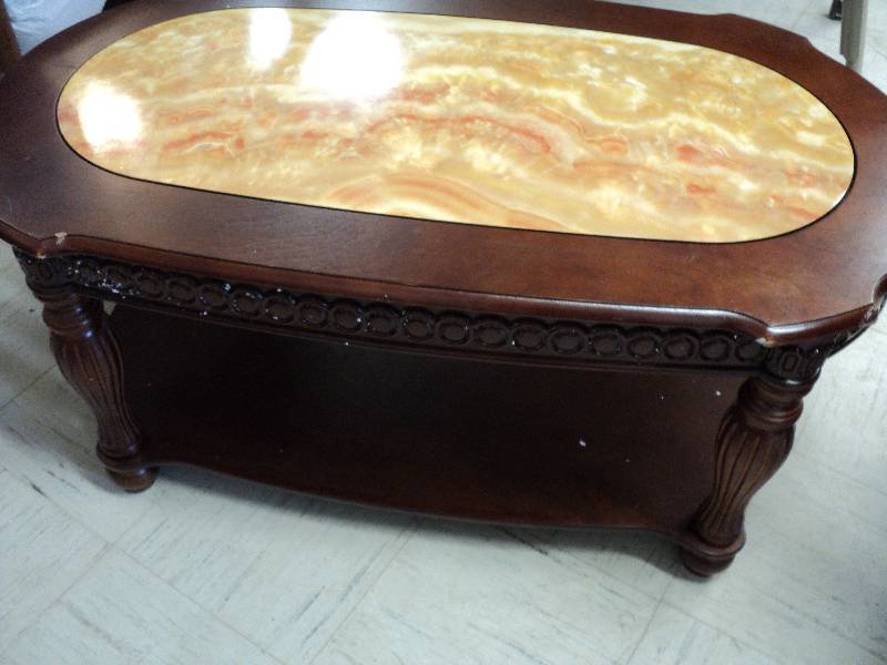 lot 83 image: coffee table...