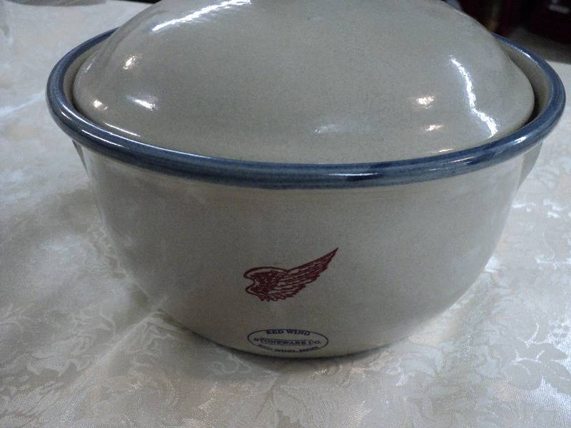 lot 138 image: Red Wing stoneware marked on bottom...