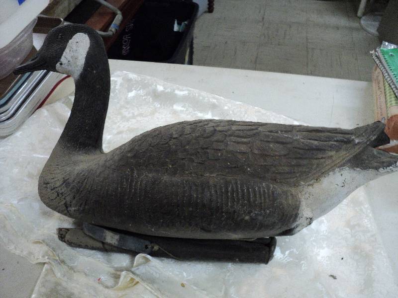 lot 142 image: goose decoy...