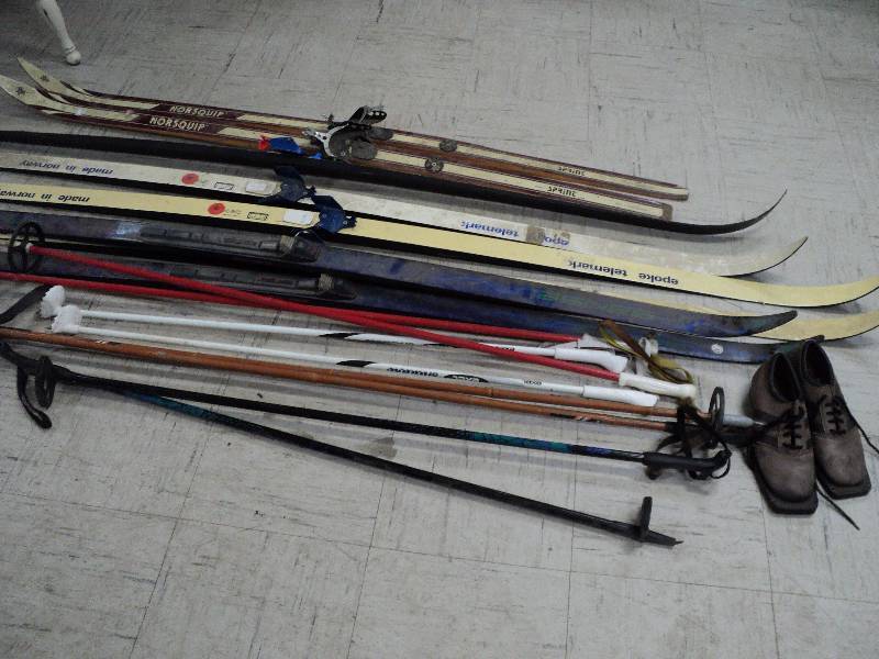 lot 173 image: skiing equipment...