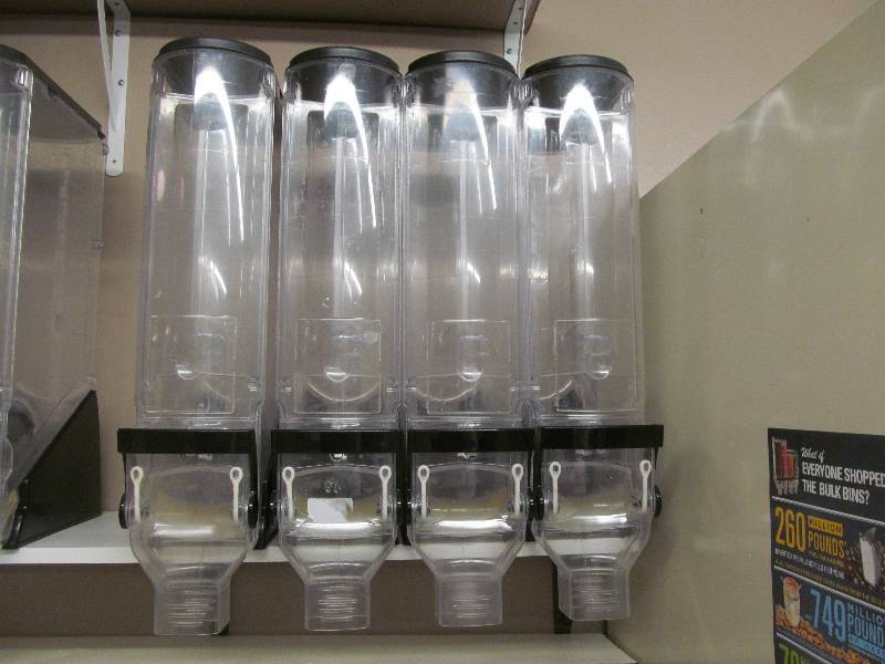 gravity feed bins