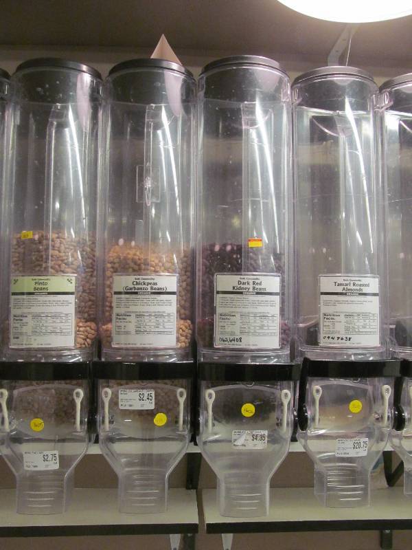 gravity feed bins
