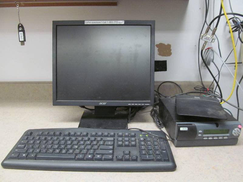 Copos system, Acer moniter,Honeywell server, HP laser Printer Serial Gear system ,APC battery backup