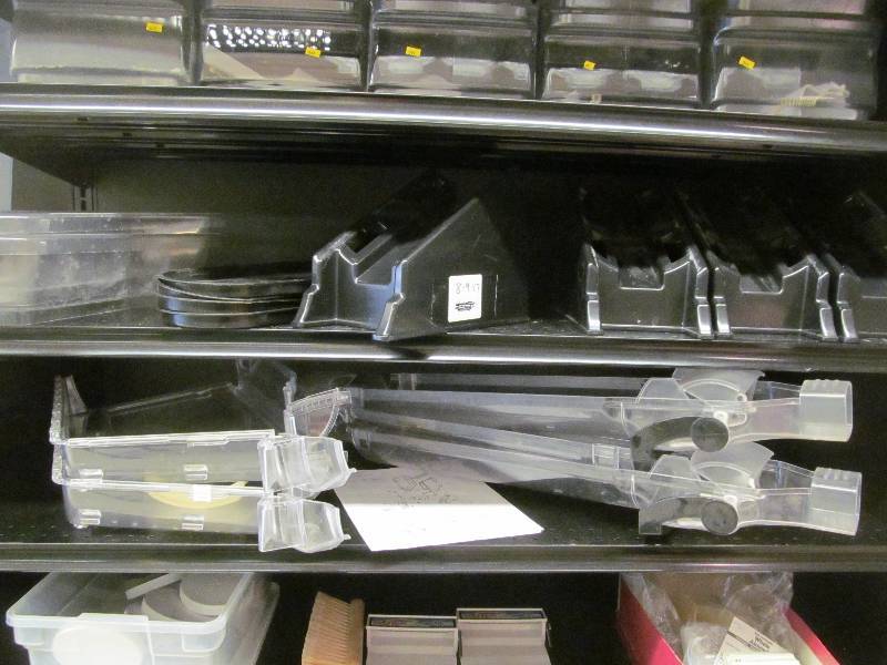 Gravity bin parts