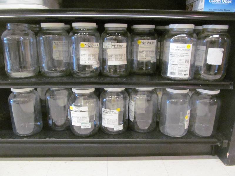 Gallon glass jars