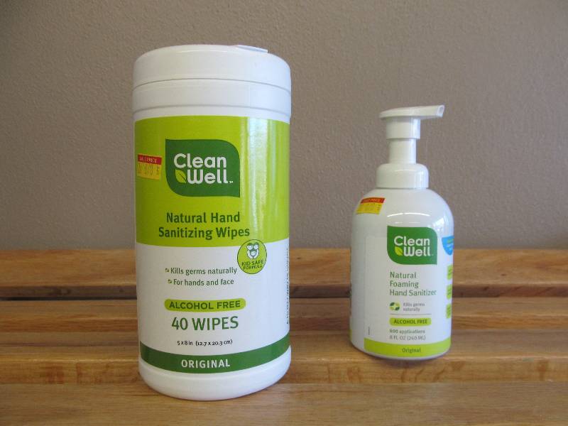 Clean Well hand wipes