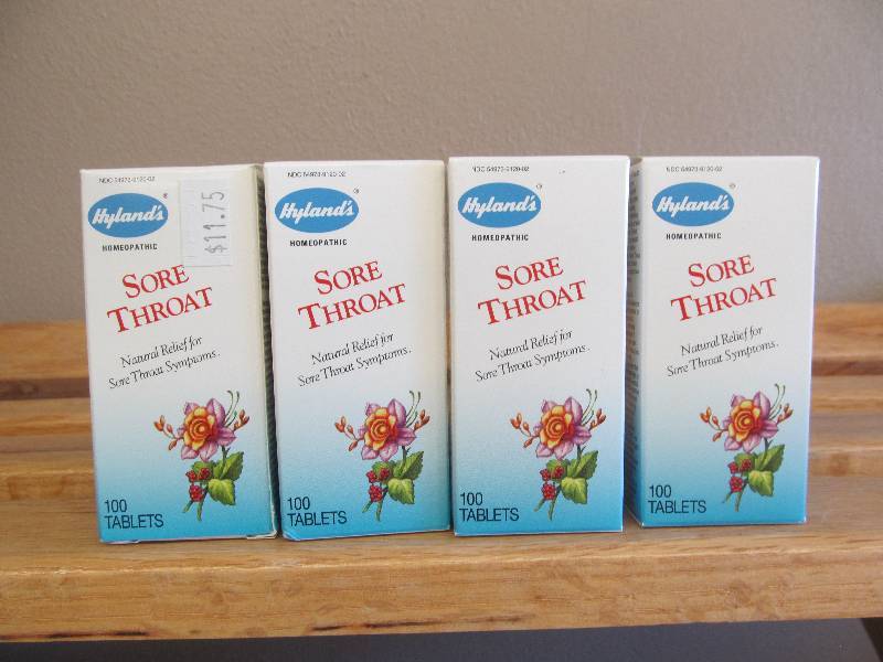 Hylands sore throat tablets