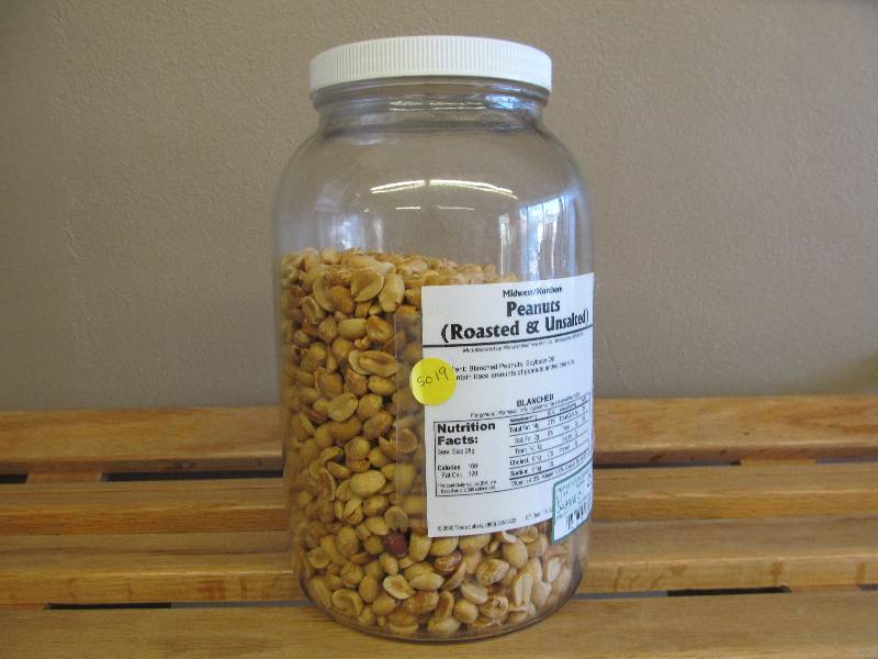 jar, peanuts