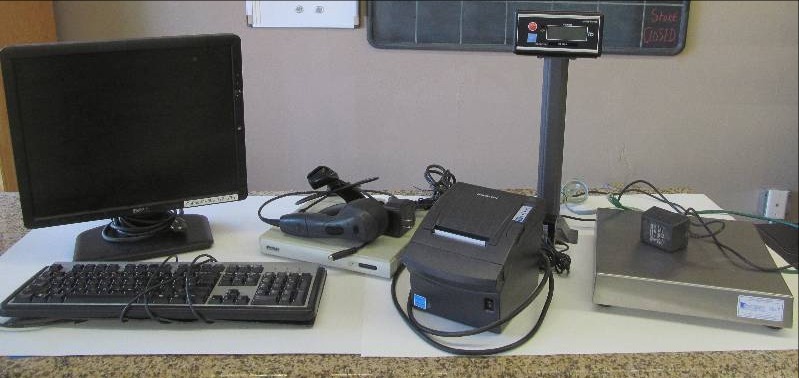 Dell computer, ADDS server,Bixolon receipt  maker, Avery Berkel Scale