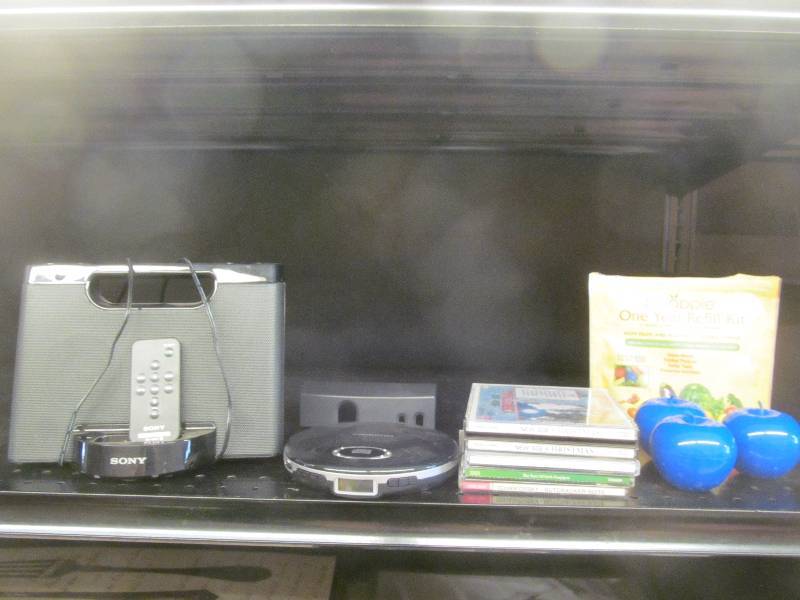 Sony music sound system, cds, Bluapple refill kit
