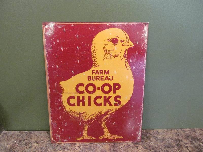 Farm Bureau chicken tin