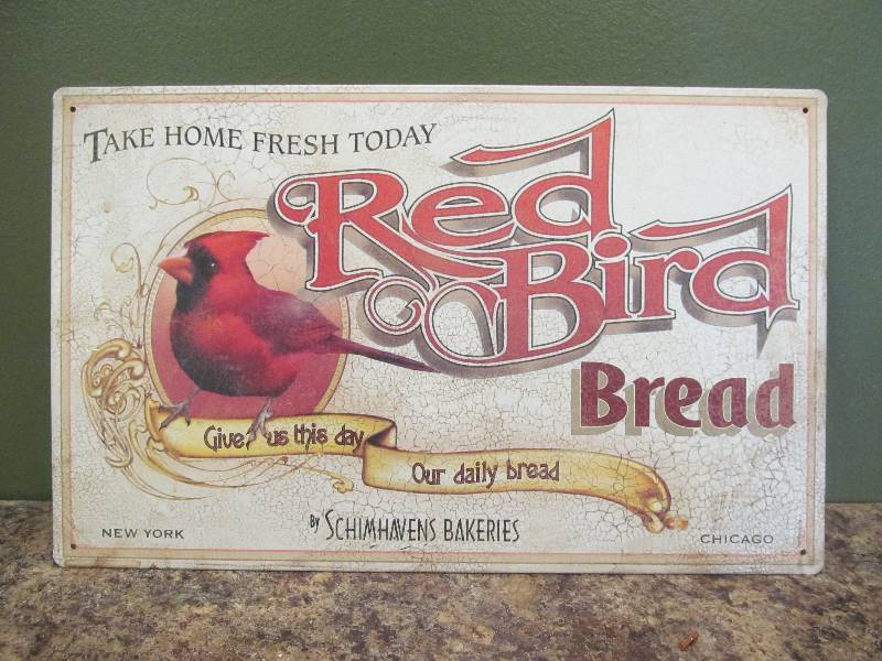 Red Bird Bread tin