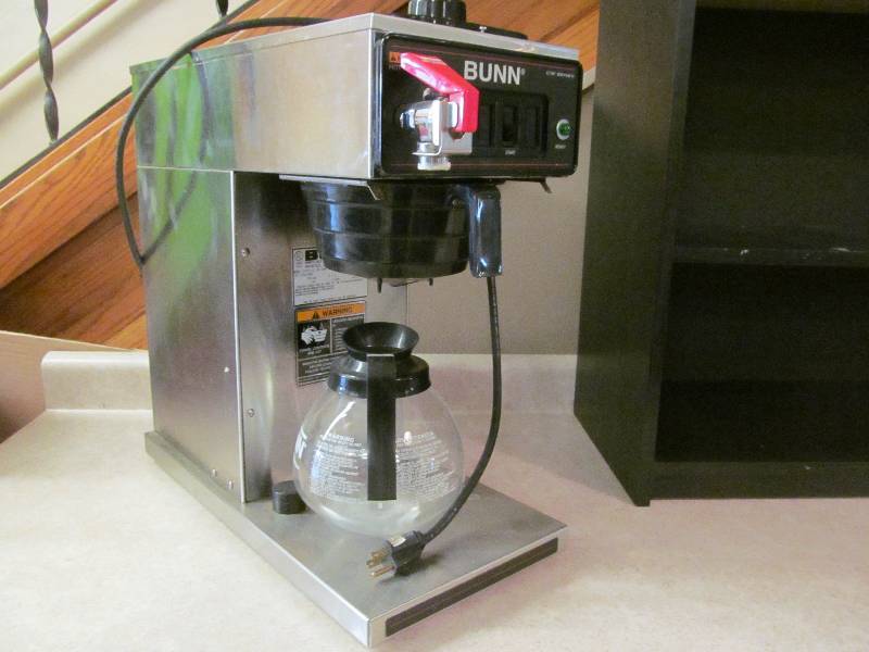 commercial Bunn coffeemaker