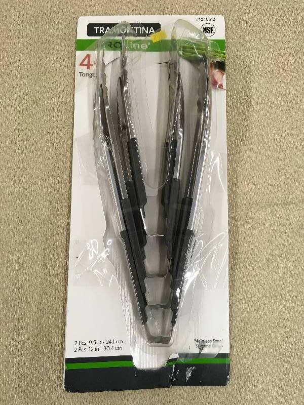 TRAMONTINA 4-PK TONGS