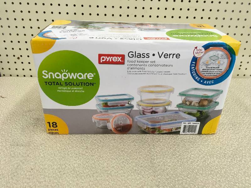 SNAPWARE 18PC GLASS