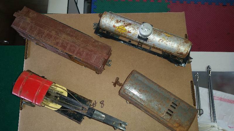 Lionel model train cars