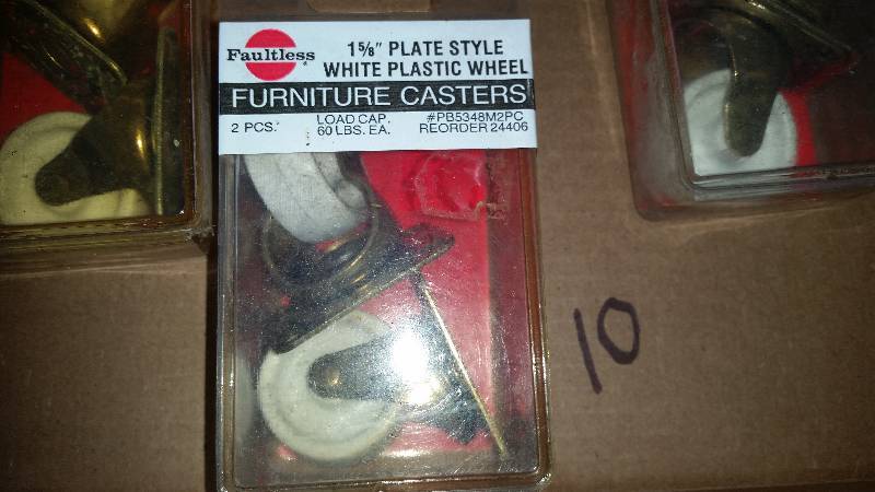 Furniture casters and miscellaneous