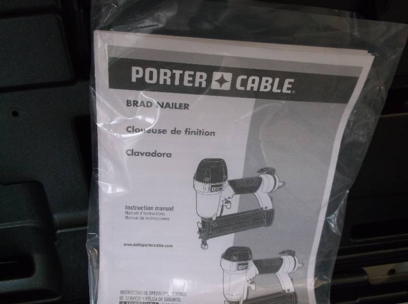 Porter-Cable pneumatic brad nailer new unused