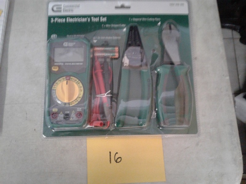commercial electric tool set