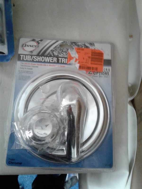Danco tubshower trim kit fits delta single handle 600 & monitor 14 series faucets,