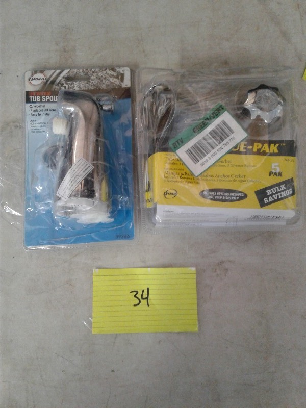Danco pro-valve 5pack shower handles for gerber chrome finish