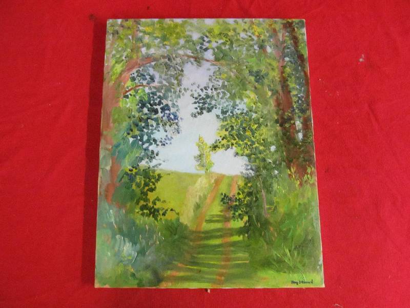 lot 101 image: Kay Strand oil painting