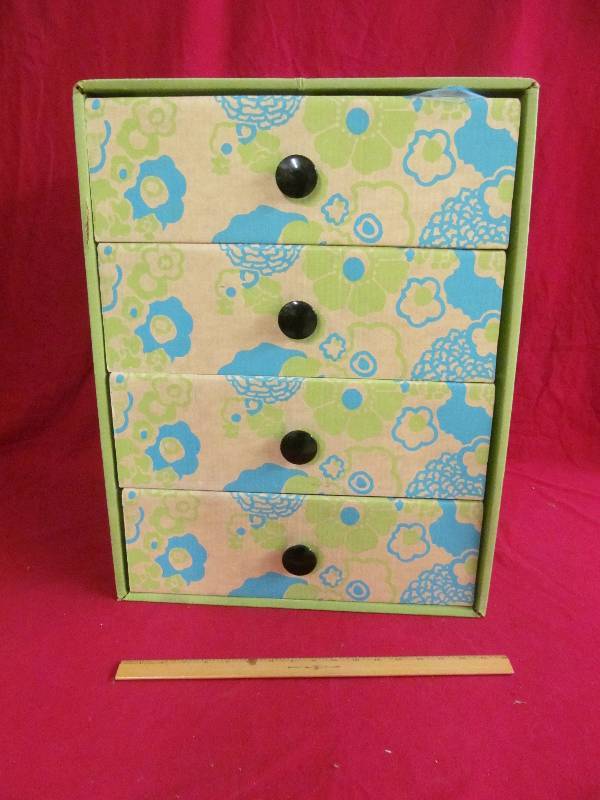 lot 106 image: cardboard cabinetcraft items