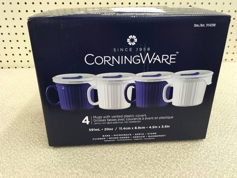 lot 106 image: CORNINGWARE POP-IN MUG