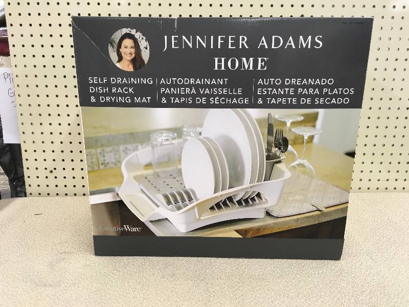 lot 121 image: DISH RACK AND DRYING MAT