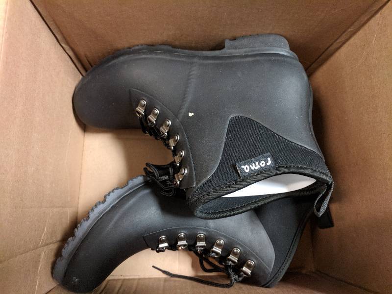 lot 45 image: Evol Black Roma Rain Bootie Matte Black 10