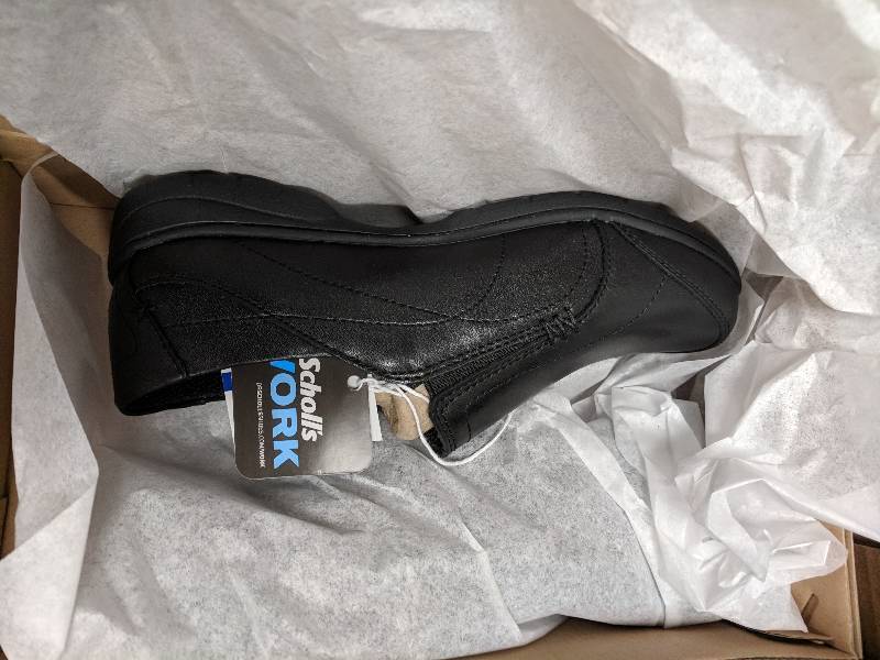 lot 52 image: Dr. Scholls Womens Hettie Work shoe Black 7.5