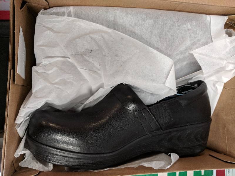 lot 55 image: Dr.Scholls Womens Dynamo Work Clog Black 7