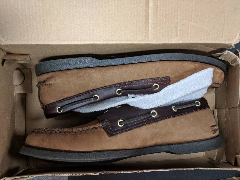 lot 58 image: Sperry MN AO 2-Eye Boat Shoe Brown 12