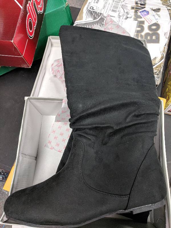 lot 107 image: Journee Collection Womens Rebecca Boot - Wide Calf Black 10